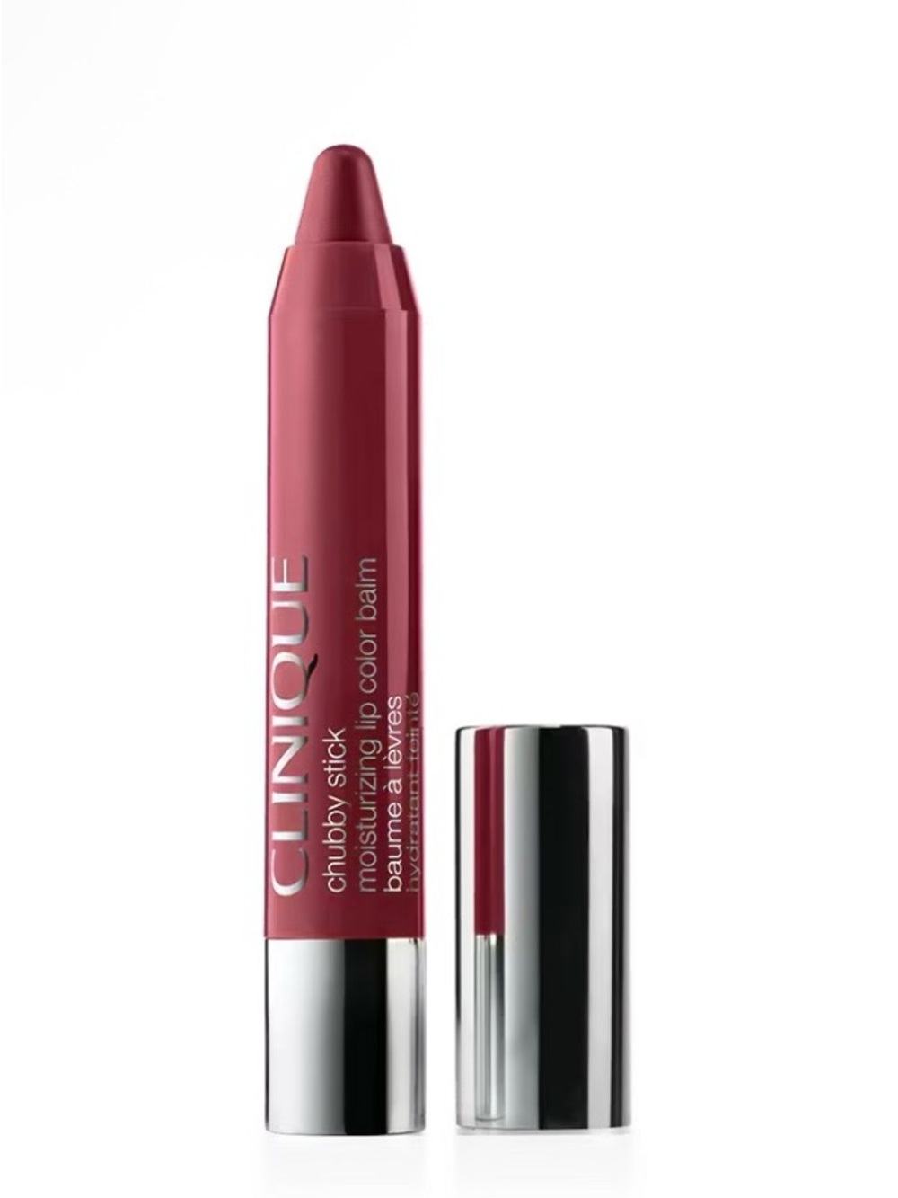 NIB Clinique Chubby Stick Moisturizing Lip Colour Balm — Broad Berry Red